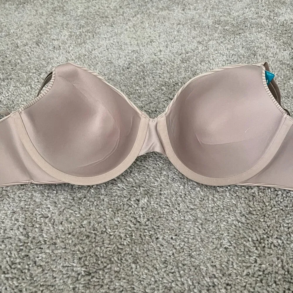 Vanity Fair Bra Coconut Stripe 38D NWT - Picture 3 of 5